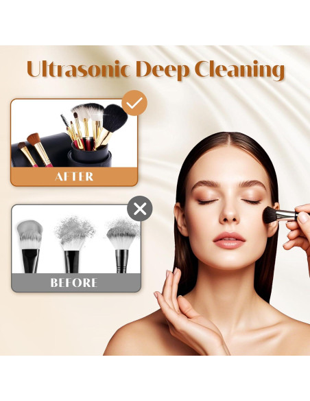 Limpiadora Eléctrica de Brochas de Maquillaje GZSDFOV - 7000 RPM Limpiadora Eléctrica de Brochas de Maquillaje GZSDFOV - 7000 RPM