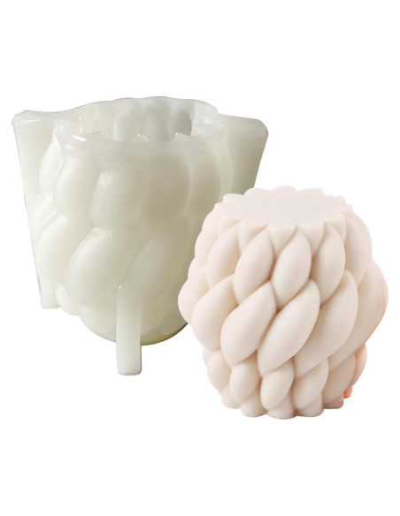 Molde de Vela 3D Silicona Metulip Geométrico 9.4x8.4cm Molde de Vela 3D Silicona Metulip Geométrico 9.4x8.4cm