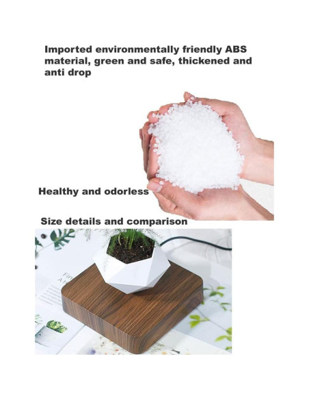 Maceta Flotante Magnética LMingKun - Decoración Moderna para Plantas Maceta Flotante Magnética LMingKun - Decoración Moderna para Plantas