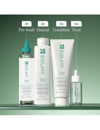 Champú Aclarador Biolage Scalp Sync 400 ml - Vegano y Sin Parabenos