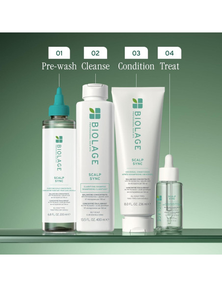 Champú Aclarador Biolage Scalp Sync 400 ml - Vegano y Sin Parabenos Champú Aclarador Biolage Scalp Sync 400 ml - Vegano y Sin Parabenos