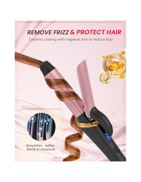 Mini Plancha de Rizar Ukliss Doble Voltaje 5 Temperaturas 30s