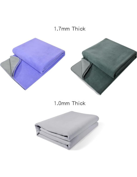 Manta de Yoga Orgánica IEADEN Reversible 152x203cm Gris Manta de Yoga Orgánica IEADEN Reversible 152x203cm Gris