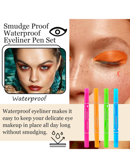 Sello de Delineador de Ojos Doble Cara XMXueMei - Waterproof Sello de Delineador de Ojos Doble Cara XMXueMei - Waterproof