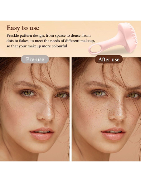 Sello de Pecas de Silicona Dayinkes - Aplicador Impermeable Rosa Sello de Pecas de Silicona Dayinkes - Aplicador Impermeable Rosa