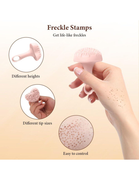 Sello de Pecas de Silicona Dayinkes - Aplicador Impermeable Rosa Sello de Pecas de Silicona Dayinkes - Aplicador Impermeable Rosa