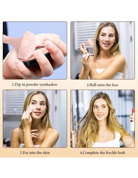 Sello de Pecas de Silicona Dayinkes - Aplicador Impermeable Rosa Sello de Pecas de Silicona Dayinkes - Aplicador Impermeable Rosa