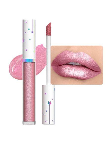 Pintalabios Líquido Gloss Metálico evpct 2.65 ml Rosa Nude Pintalabios Líquido Gloss Metálico evpct 2.65 ml Rosa Nude