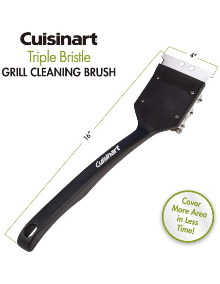 Cepillo de limpieza Cuisinart CCB-100 45,72 cm acero inoxidable Cepillo de limpieza Cuisinart CCB-100 45,72 cm acero inoxidable