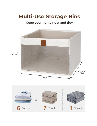Cajas de Almacenamiento StorageWorks 3 Piezas con Ventana Beige