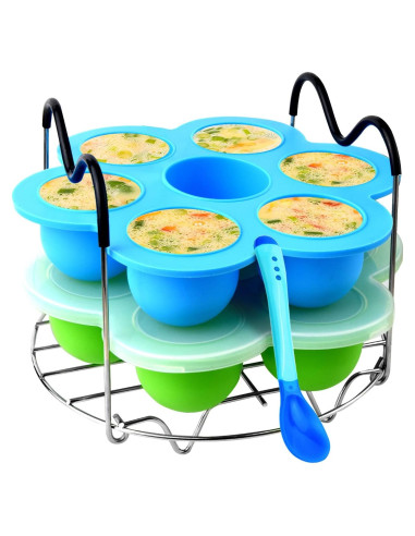 Juego de Moldes de Silicona para Huevos SONGZIMING 4 porciones