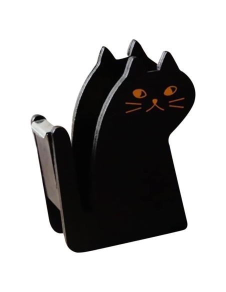 Dispensador de Cinta de Gato STOBOK - Cortador Vintage de Madera Dispensador de Cinta de Gato STOBOK - Cortador Vintage de Madera