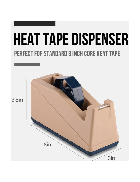 Dispensador de Cinta Lichamp 3" - Base Antideslizante y Cuchilla Alta Calidad Dispensador de Cinta Lichamp 3" - Base Antideslizante y Cuchilla Alta Calidad