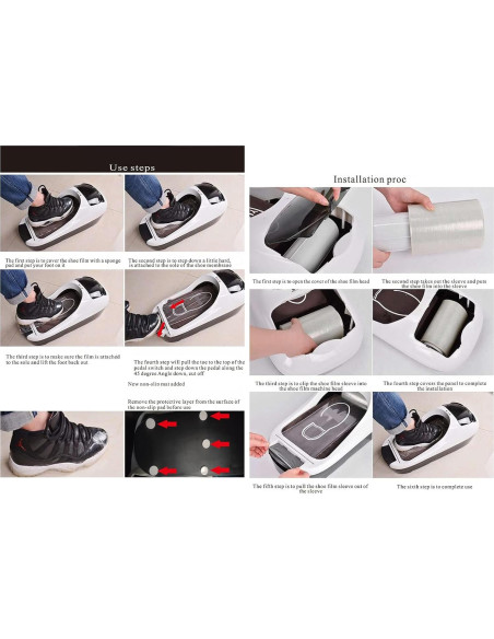Máquina Automática de Cubiertas para Zapatos LiaoDaza - Blanca Máquina Automática de Cubiertas para Zapatos LiaoDaza - Blanca