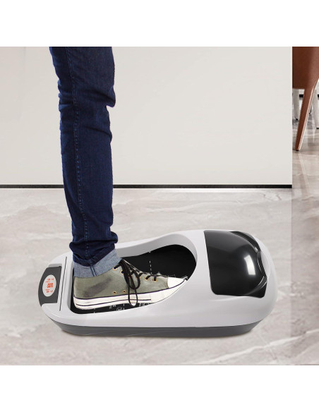 Máquina Automática de Cubiertas para Zapatos LiaoDaza - Blanca Máquina Automática de Cubiertas para Zapatos LiaoDaza - Blanca