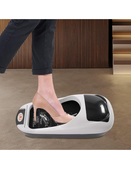 Máquina Automática de Cubiertas para Zapatos LiaoDaza - Blanca Máquina Automática de Cubiertas para Zapatos LiaoDaza - Blanca