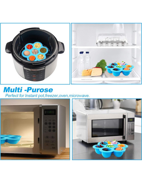 Juego de Moldes de Silicona para Huevos SONGZIMING 4 porciones Juego de Moldes de Silicona para Huevos SONGZIMING 4 porciones
