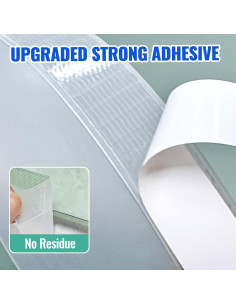 Tira de Sellado para Puerta OSAMEDA 10m Transparente 2