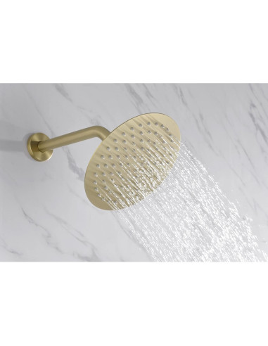 Sistema de Ducha SUMERAIN 3 Funciones Dorado Cepillado