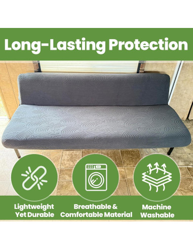 Cubiertas de Sofá Hudson Comfort RV 2 Piezas Gris Oscuro