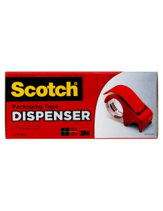 Dispensador de Cinta de Embalaje Scotch DP300-RD Rojo 3"
