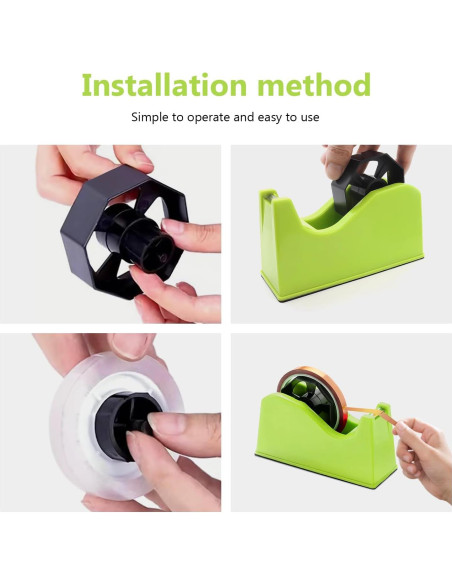 Dispensador de Cinta de Calor LKYUYV Verde con Base Antideslizante Dispensador de Cinta de Calor LKYUYV Verde con Base Antideslizante