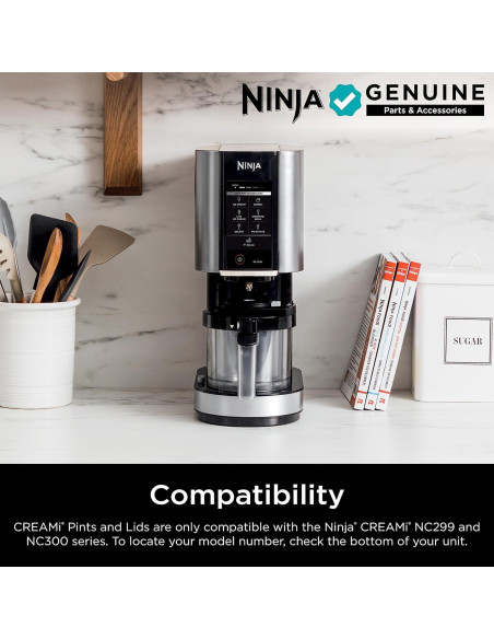 Pints Ninja CREAMi 4 unidades, aptos para lavavajillas Pints Ninja CREAMi 4 unidades, aptos para lavavajillas