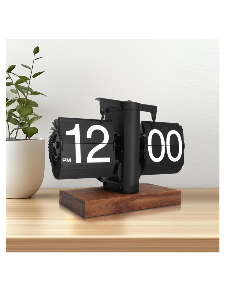 Reloj Flip Digital Retro Rosvola con Números Grandes 15x20cm Reloj Flip Digital Retro Rosvola con Números Grandes 15x20cm