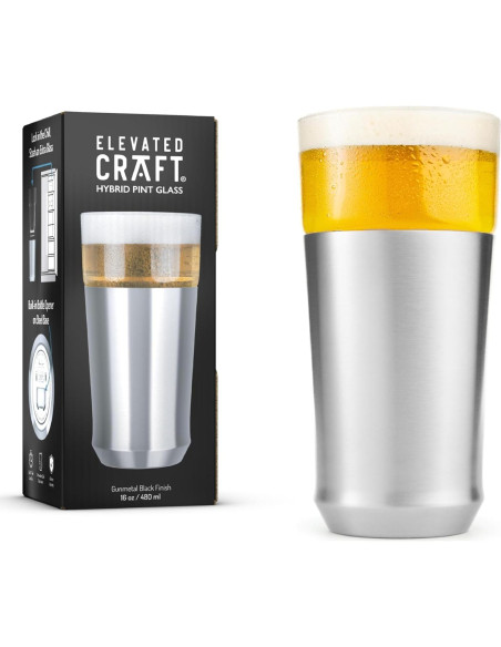 Vaso Aislado al Vacío Elevated Craft 473 ml Acero Inoxidable Vaso Aislado al Vacío Elevated Craft 473 ml Acero Inoxidable