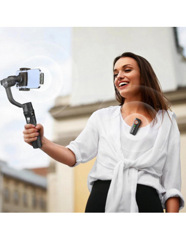 Estabilizador Gimbal Hohem iSteady Mobile Plus para Smartphone con Micrófono