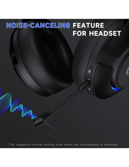 Auriculares Gaming Inalámbricos Gtheos Captain 370, 45H, RGB Auriculares Gaming Inalámbricos Gtheos Captain 370, 45H, RGB