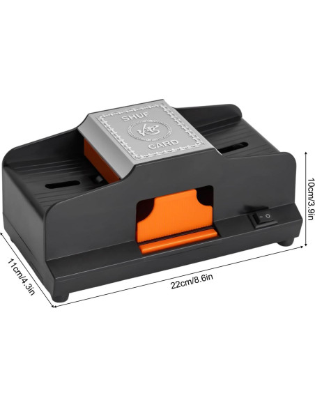 Barajador Automático de Cartas Lemoeyes Negro 2 Barajas Barajador Automático de Cartas Lemoeyes Negro 2 Barajas