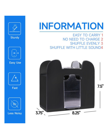 Juego de Cartas Canasta GSE Games & Sports Expert con 6 Barajas Rojas