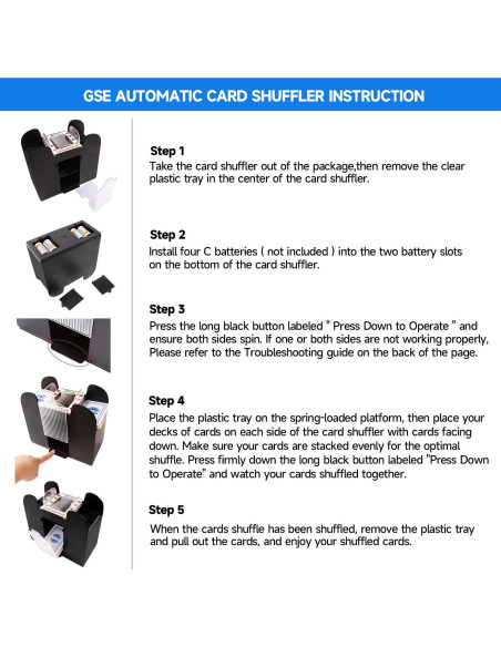 Juego de Cartas Canasta GSE Games & Sports Expert con 6 Barajas Rojas