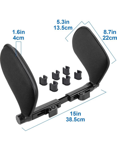 Almohada de viaje ajustable Spurtar para niños - Soporte cabeza