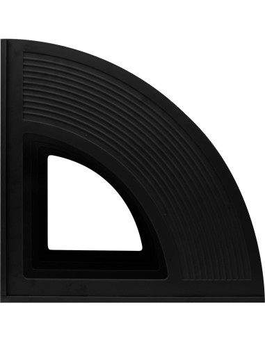 Soporte de Revista SAYEEC 4 Compartimentos Negro Organizador