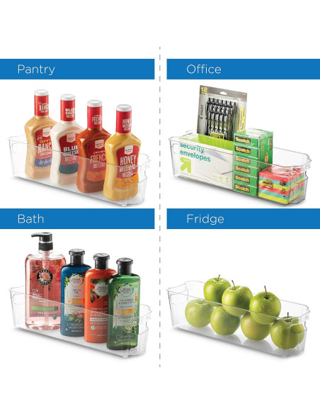 Juego de 6 Contenedores Organizadores Seseno para Refrigerador Juego de 6 Contenedores Organizadores Seseno para Refrigerador