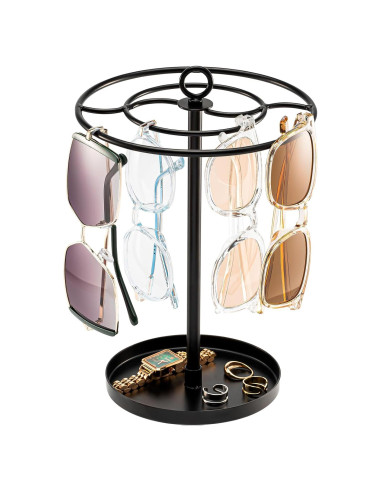 Organizador de Gafas ProCase Soporte Metal Negro 20 Pares