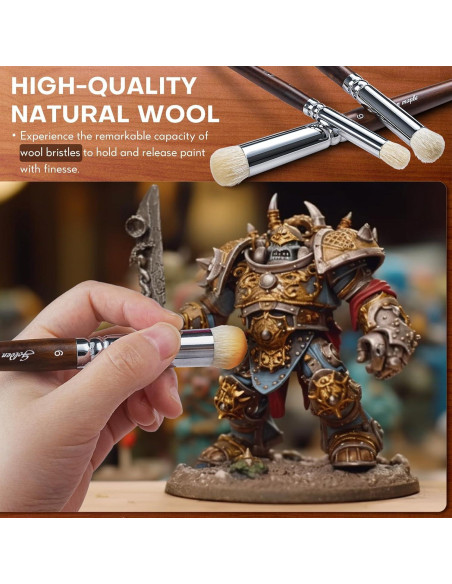 Set de Pinceles Miniatura Golden Maple 18PCS para Detalles Set de Pinceles Miniatura Golden Maple 18PCS para Detalles