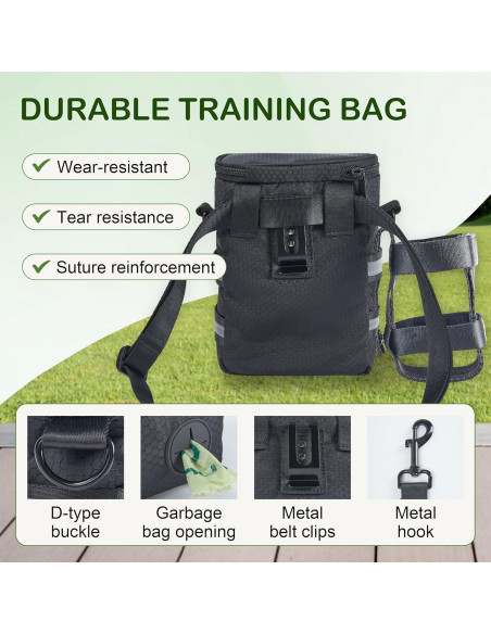 Bolsa de Entrenamiento para Perros Moysoon - Impermeable y Ajustable Bolsa de Entrenamiento para Perros Moysoon - Impermeable y Ajustable
