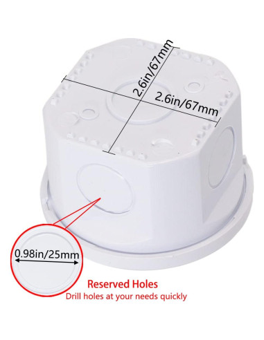 Caja de Conexiones Zulkit IP55 Plástico ABS 20x5 cm