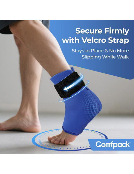 Funda de Hielo para Tobillo Comfpack - Terapia Fría y Caliente Funda de Hielo para Tobillo Comfpack - Terapia Fría y Caliente