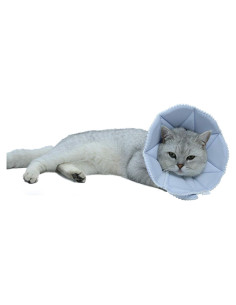 Collar de Recuperación Suave WZ PET para Gato y Perro Pequeño Azul