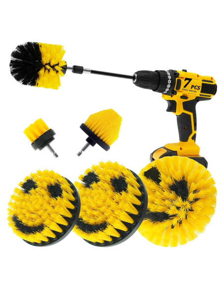 Juego de 7 Accesorios de Limpieza para Taladro ETOUPA Juego de 7 Accesorios de Limpieza para Taladro ETOUPA