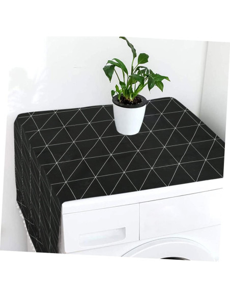 Cubierta Protectora de Lino Beatifufu para Refrigerador y Lavadora 90x30cm Cubierta Protectora de Lino Beatifufu para Refrigerador y Lavadora 90x30cm