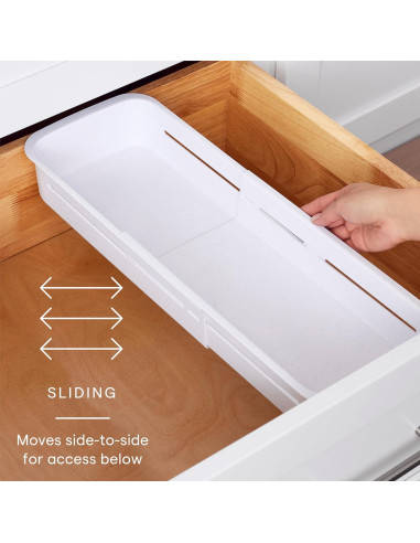 Contenedor Deslizante YouCopia DrawerFit 61x18x6.9 cm Blanco