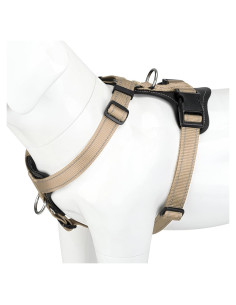 Arnés Ajustable para Perros Plutus Pet Sin Tirones Beige S