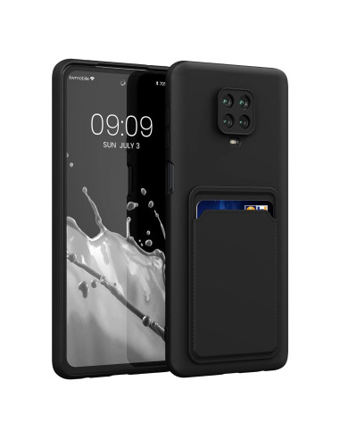 Funda TPU kwmobile para Xiaomi Redmi Note 9S/9 Pro - Negro Mate