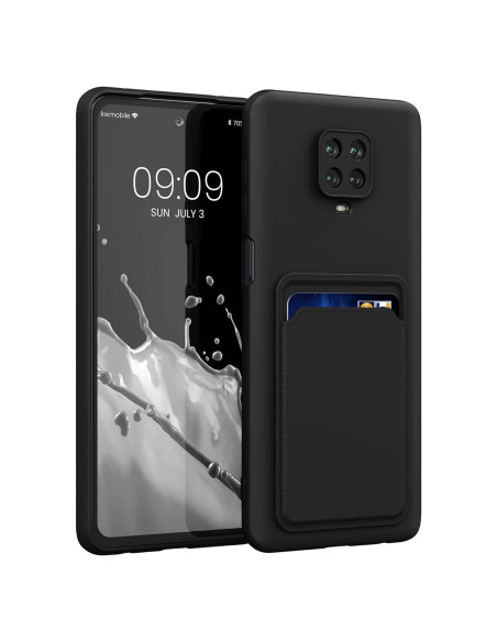 Funda TPU kwmobile para Xiaomi Redmi Note 9S/9 Pro - Negro Mate Funda TPU kwmobile para Xiaomi Redmi Note 9S/9 Pro - Negro Mate