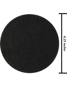Filtros de Cubo de Compost Resinta 15.88 cm - 6 Piezas Carbón Activado 2